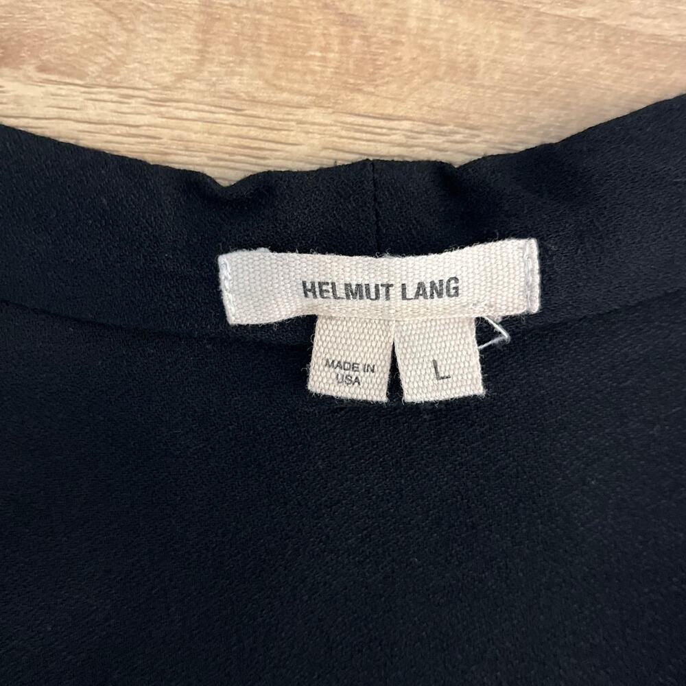 Helmut Lang Womens Wool Silk Button Up Sheer Tuni… - image 4